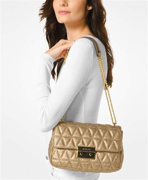 michael michael kors sloan large shoulder bag ebay|Michael Kors outlet shoulder bag.